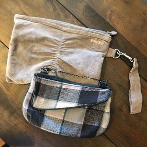 VOLCOM (2) Lot of Small Clutch Purse Wristlet